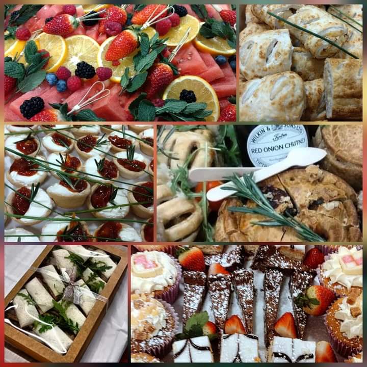 Sweet and savoury buffet menu