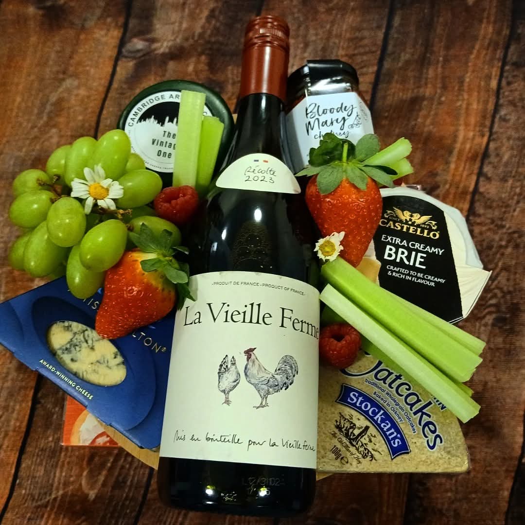 25 cheese and wine bouquet